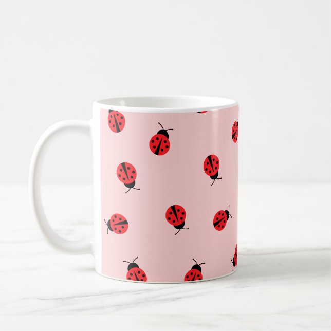 Pink Ladybug Tasse (Links)