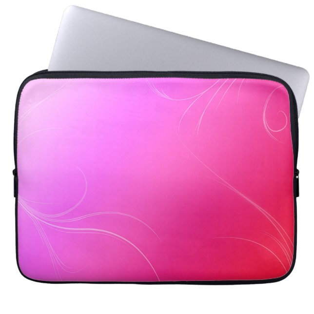 Pink Laptopschutzhülle (Vorderseite)