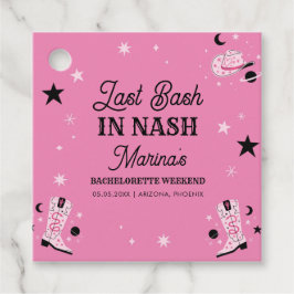 Pink Last Bash Nash Nashville Bachelorette Geschenkanhänger