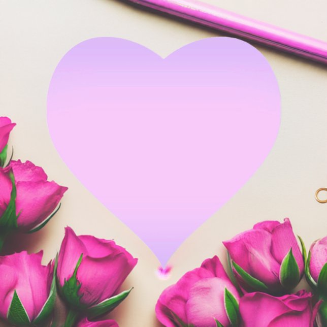 Pink Lavendel Heart Sticker (Pink Lavender Heart Sticker)