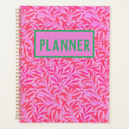 Pink Leaf Muster Planer