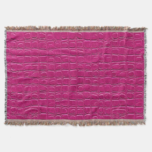 Pink-Leder-Effekt Decke (Vorderseite)