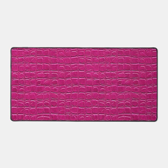 Pink-Leder-Effekt Schreibtischunterlage (Vorderseite)