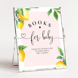 Pink Lemon Bücher für das Baby Poster