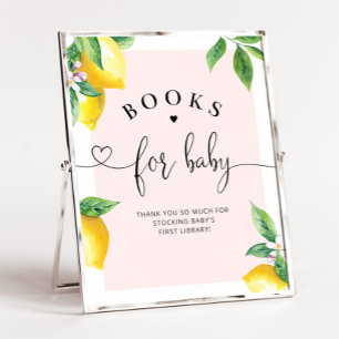 Pink Lemon Bücher für das Baby Poster