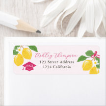 Pink Lemon Citrus Abschlussfeier