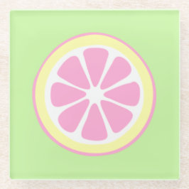 Pink Lemon Slice Niedliche Getränkekasten Glasuntersetzer