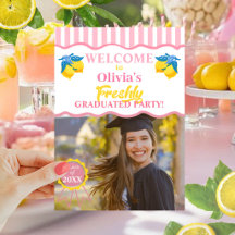 Pink Lemonade Absolventenfoto & QR-Code