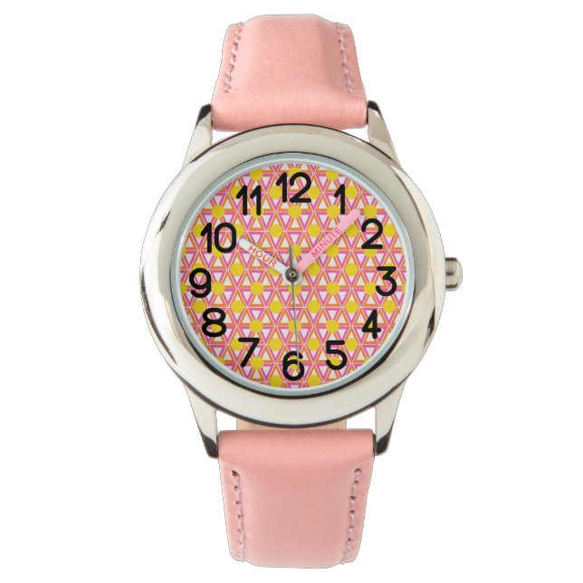 Pink Lemonade Armbanduhr (Vorderseite)