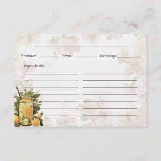 Pink Lemonade Basic Rezept Card Begleitkarte