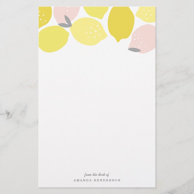 Pink Lemonade Briefpapier (Vorderseite)