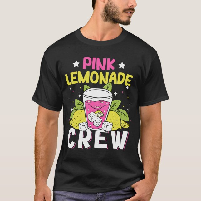 Pink Lemonade Crew Lemon Juice Boss 18 T-Shirt (Vorderseite)