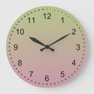 Pink Lemonade Große Wanduhr