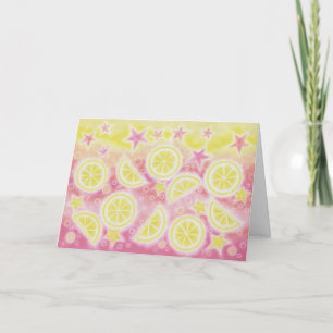 Pink Lemonade "Herzlichen Glückwunsch" Grüße Karte