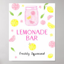 Pink Lemonade Lemon Birthday