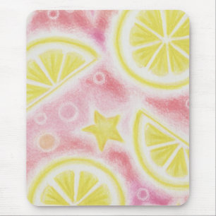 Pink Lemonade 'Lemons' Mousepad
