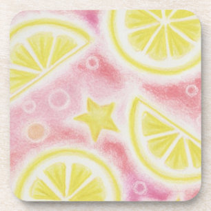 Pink Lemonade 'lemons' Untersetzer Set