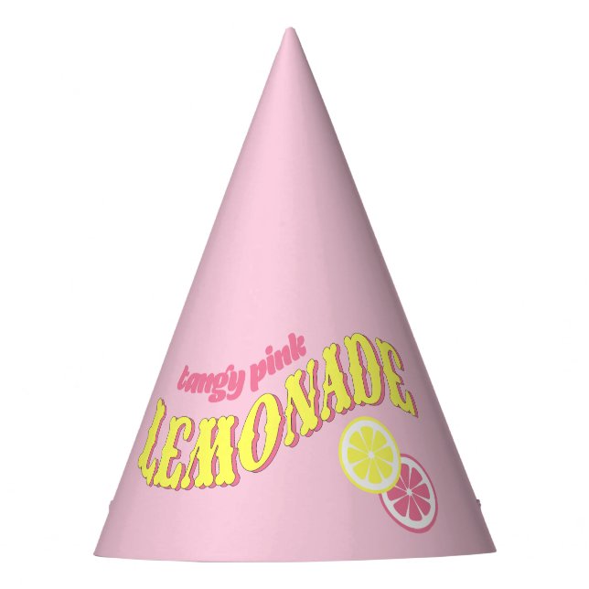 Pink Lemonade Partyhütchen (Vorderseite)