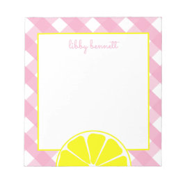 Pink Lemonade Personalisiert Notepad Notizblock