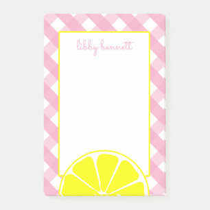 Pink Lemonade Personalisiert Post-it-Editor Post-it Klebezettel