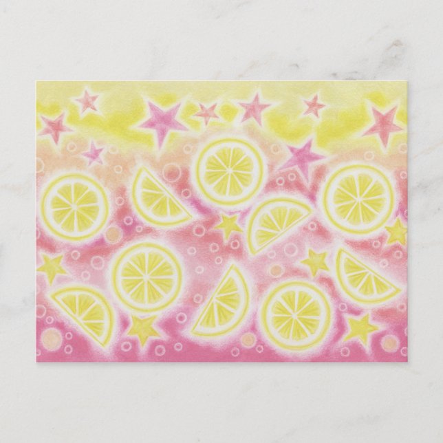 Pink Lemonade Postkarte (Vorderseite)