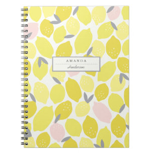 Pink Lemonade von Origami Prints Custom Notebook Notizblock