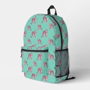 Pink Leopard Bedruckter Rucksack