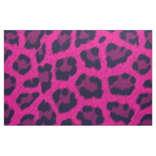 Pink-Leopard-Druck-Muster Stoff