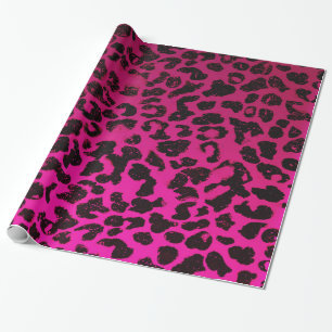 Pink-Leopard-Druck-Packpapier Geschenkpapier