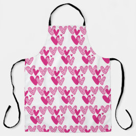 PINK LEOPARD DRUCKHERZEN SCHÜRZE