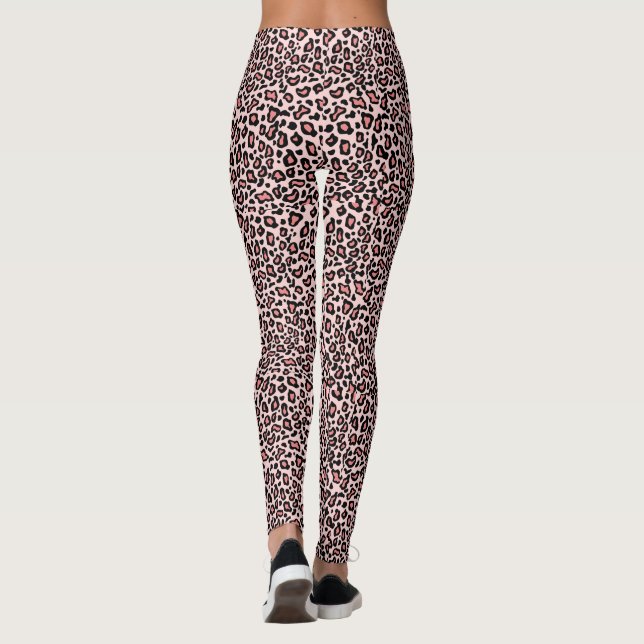 Pink Leopard Leggings (Rückseite)