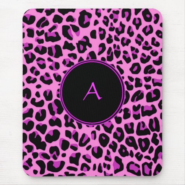 Pink Leopard Mousepad (Vorne)