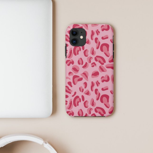 Pink Leopard Muster Case-Mate iPhone Hülle (Von Creator hochgeladen)