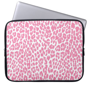 Pink Leopard Muster Laptopschutzhülle
