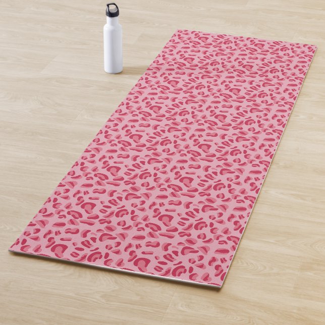 Pink Leopard Muster Yogamatte (Beispiel)