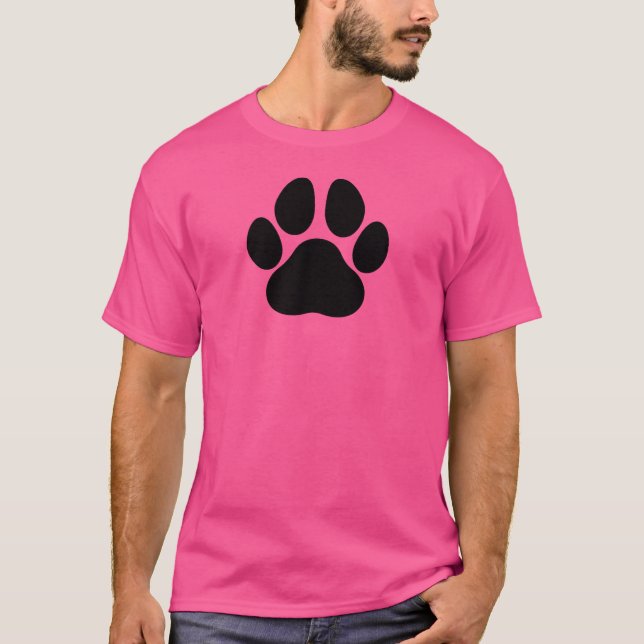 Pink Leopard Paw Shirt (Vorderseite)