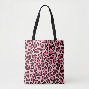 Pink Leopard Print Animal Muster Totbeutel