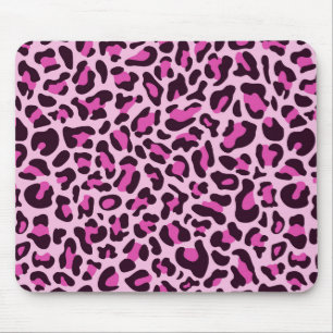 Pink Leopard Print Girly Trendy Mouse Pad Pads Mousepad