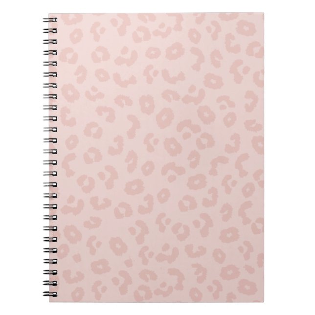 Pink Leopard Print Notizblock (Vorderseite)