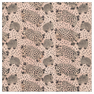 Pink Leopard Print Pattern - Chic Animal Stoff
