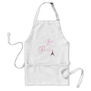 Pink-Liebe-Paris-Eiffel-Tower-einzigartig Schürze