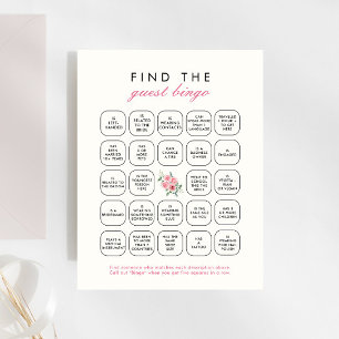 Pink Liebe Shack Verlobte Finden Sie das Bingo Gam