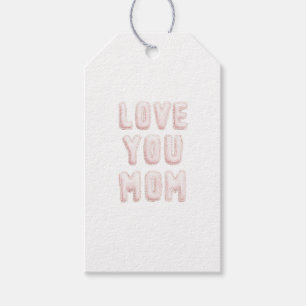 Pink Liebt dich Mama Muttertag Geschenkanhänger