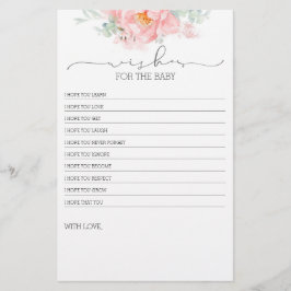 Pink Light Soft Blume Baby Duschgame