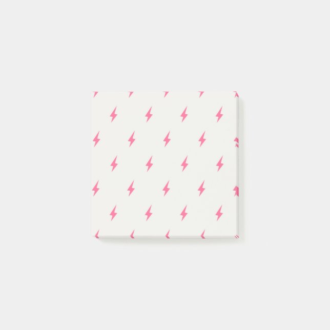 Pink Lightning Stilvolle Back-to-School Stationery Post-it Klebezettel (Vorderseite)