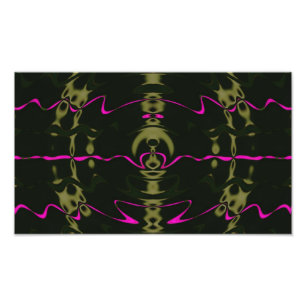 Pink Lights Foto Print