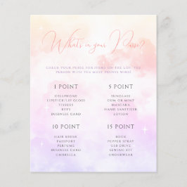 Pink Lila Cloud Nine Was ist in deinem Purse Game?