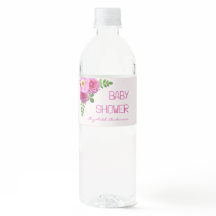 Pink Lila Dahlia Girl Babydusche