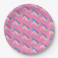 Pink Lila Magical Horse Unicorn Geburtstagsparty
