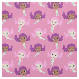 Pink Lila Mermaid Muster Stoff